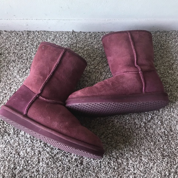 LL.Bean Red Suede Boots Size 8 Medium - Picture 6 of 8